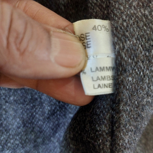 💃😎🧨💥Men's black leather lambswool jacket. Made in Italy .Cerruti 1881 - Picture 11 of 12